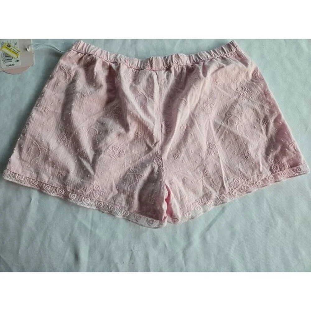 LoveShackFancy x Target Willa Alouette Rose Embroidery Shorts - Girls size 16